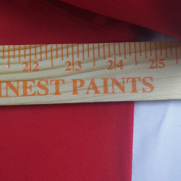Adriano Goldschmied Men's Size 2XL Green Label Golf Polo Shirt Short Sleeve Red - Picture 3 of 11